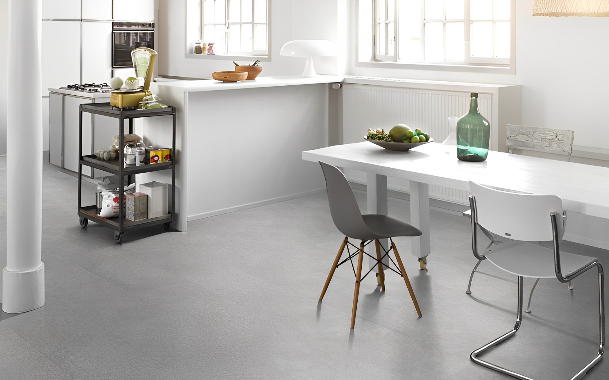 Parquet Stratifié Gris.Béton 85.3x40 cm 2