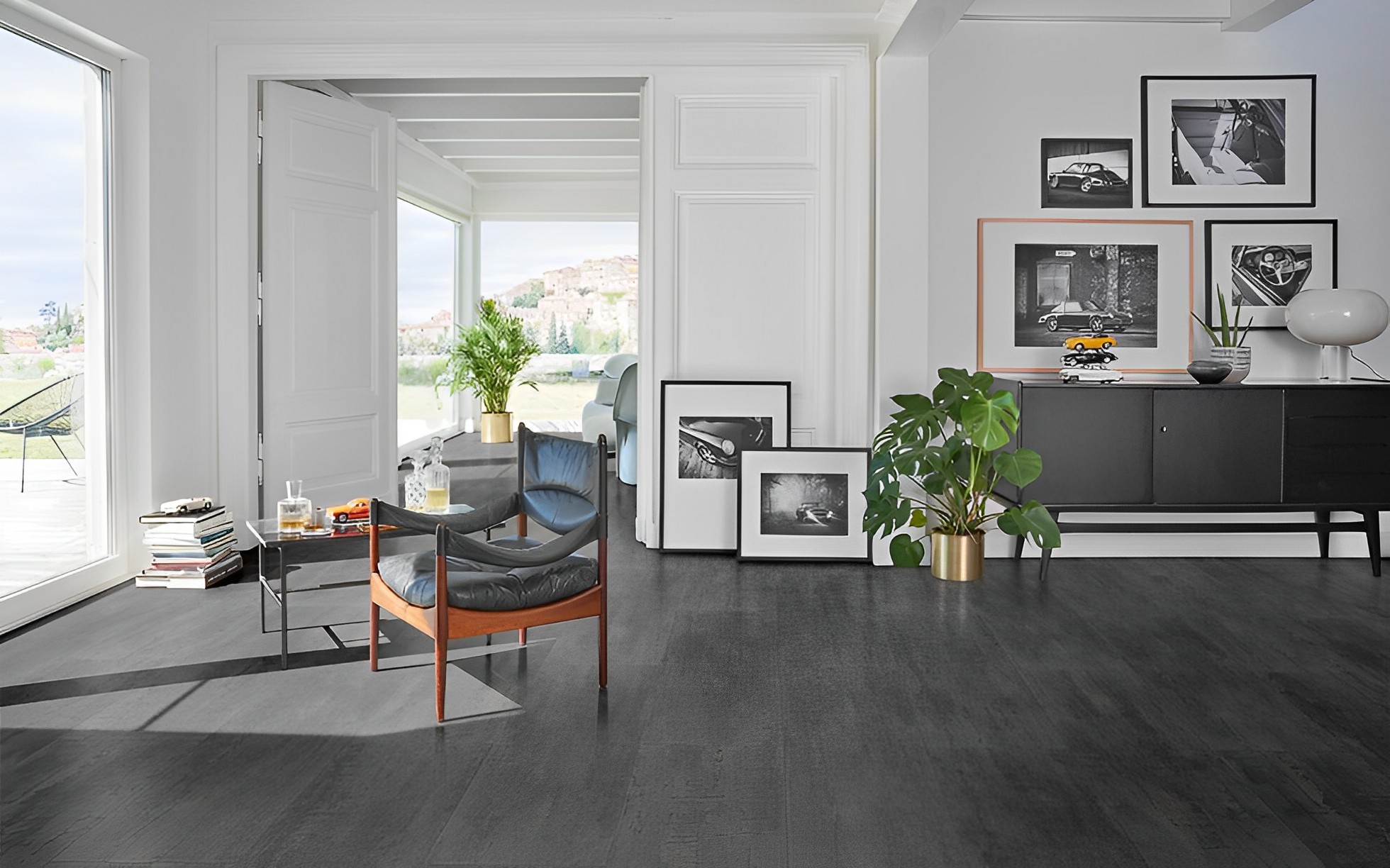 Parquet Stratifié Gris.Acier 85.3x40 cm 2