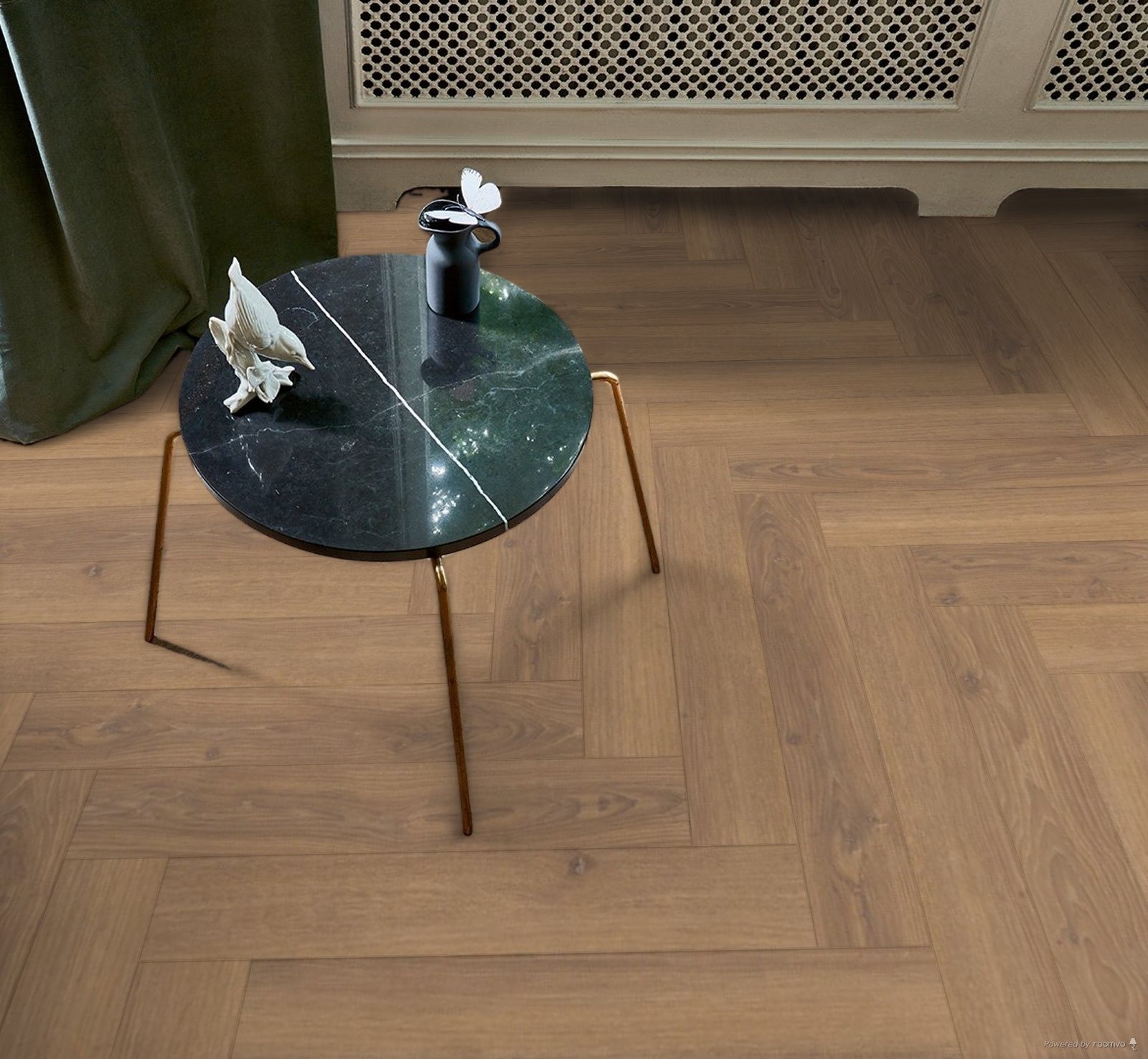 Parquet Stratifié naturelle Chêne.Naturel 85.8x14.3 cm 2