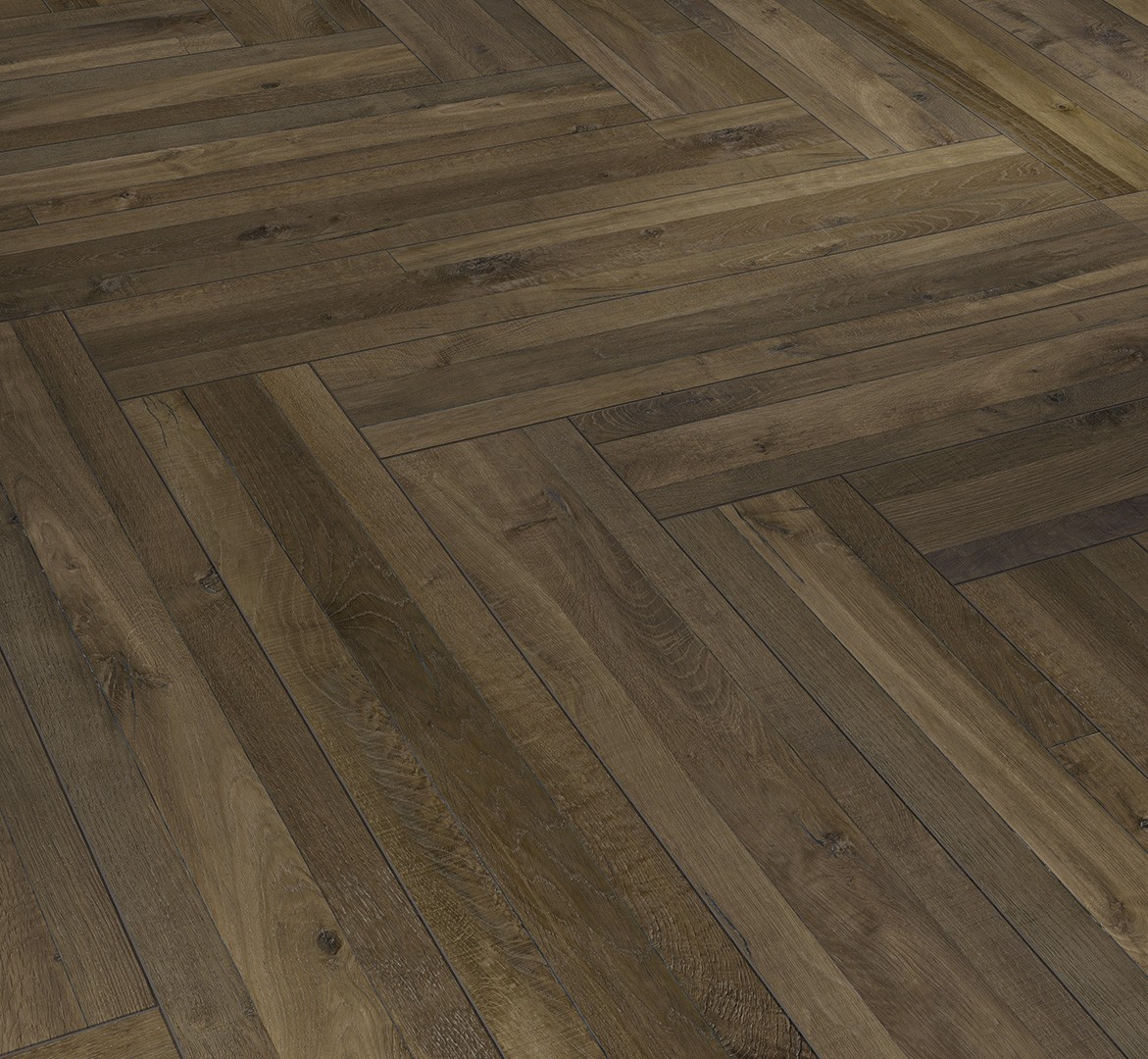Parquet Stratifié Chêne.foncé 85.8x14.3 cm