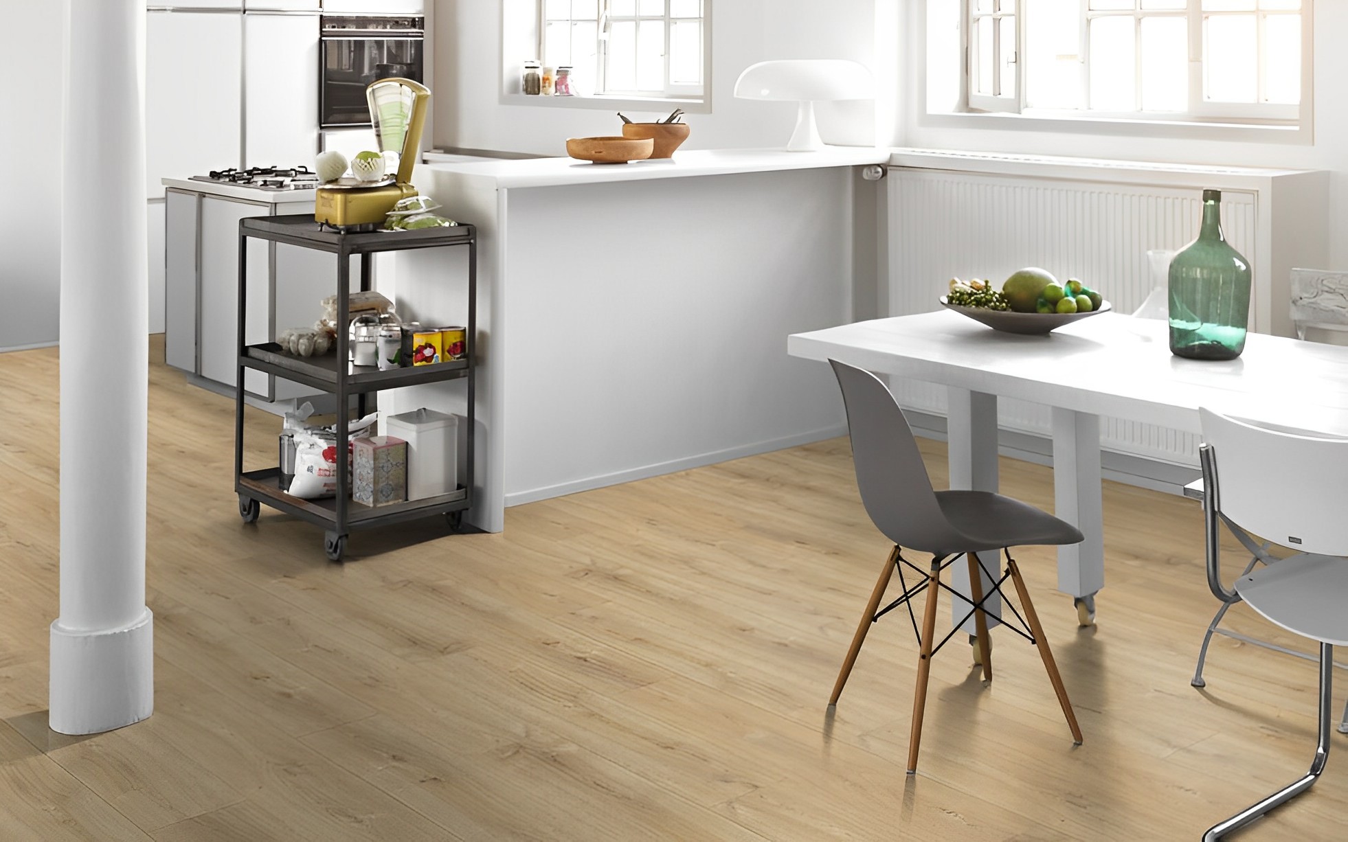Parquet Stratifié Chêne.Naturel 128.5x24.3 cm 2