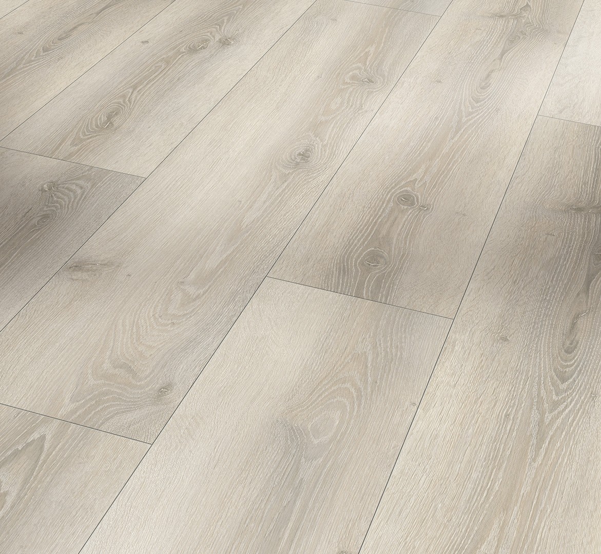Parquet Stratifié Chêne.Blanc 128.5x24.3 cm