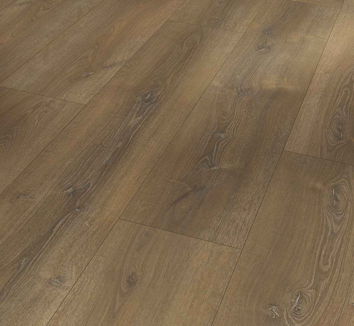 Parquet Stratifié Chêne.foncé 128.5x24.3 cm