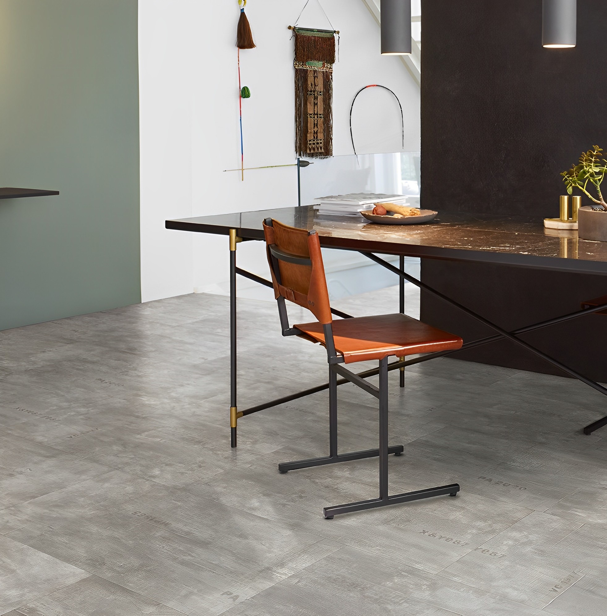 Lame et dalles PVC Gris 91.4x45.7 cm 2