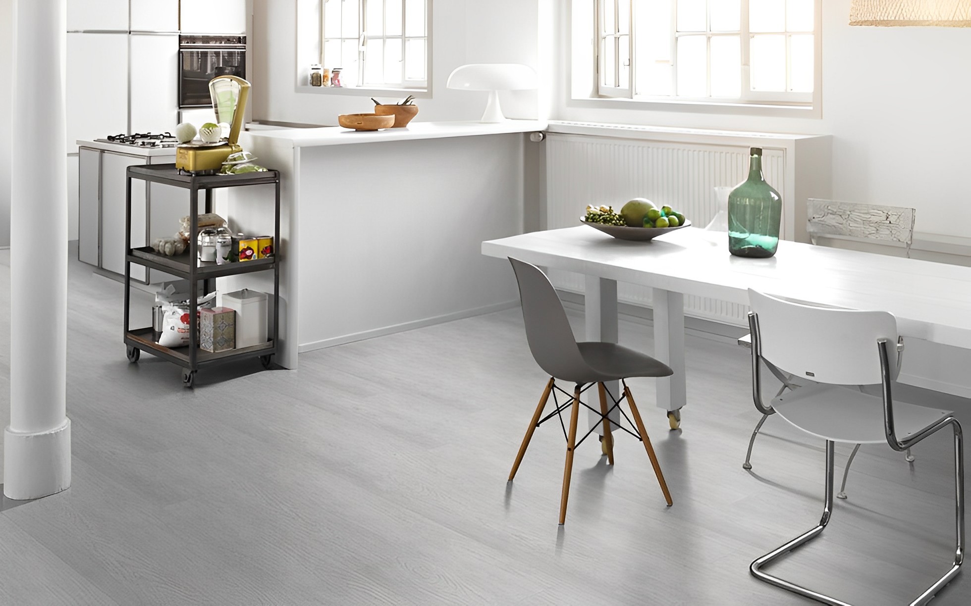 Lame et dalles PVC Naturelle Gris 152.2x22.5 cm 2
