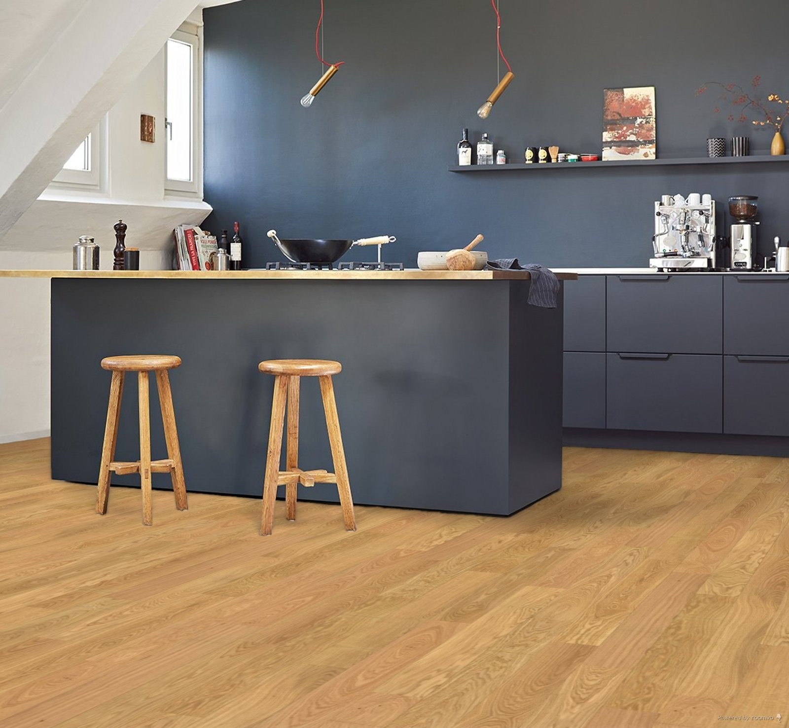 Parquet Contrecollé Huilé Chêne 117x12 cm 2