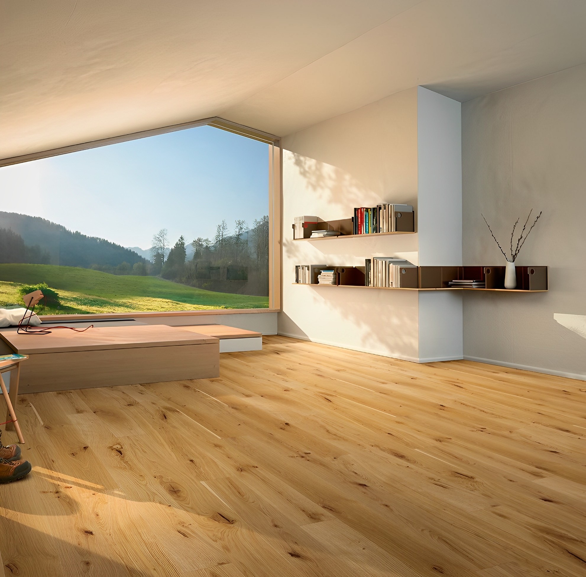 Parquet Contrecollé Vernis Chêne 220x18.5 cm 2