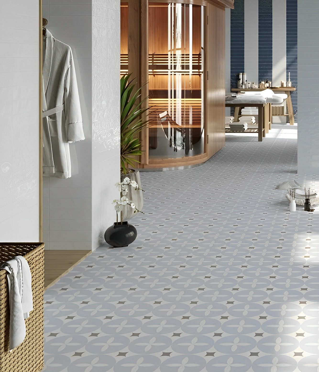 Carrelage Carreaux de ciment Barcelona motif urbano 20x20 cm 2
