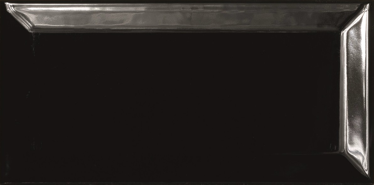 Carrelage carreaux métro Paris noir  7.5x15 cm