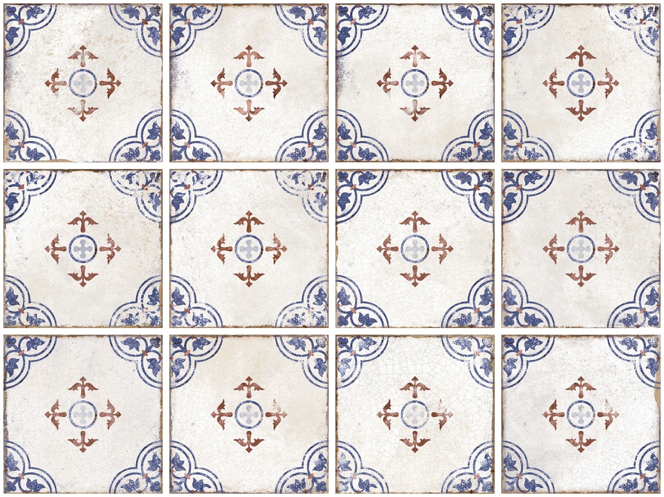 Carrelage Azulejos Lagos bleu  15x15 cm