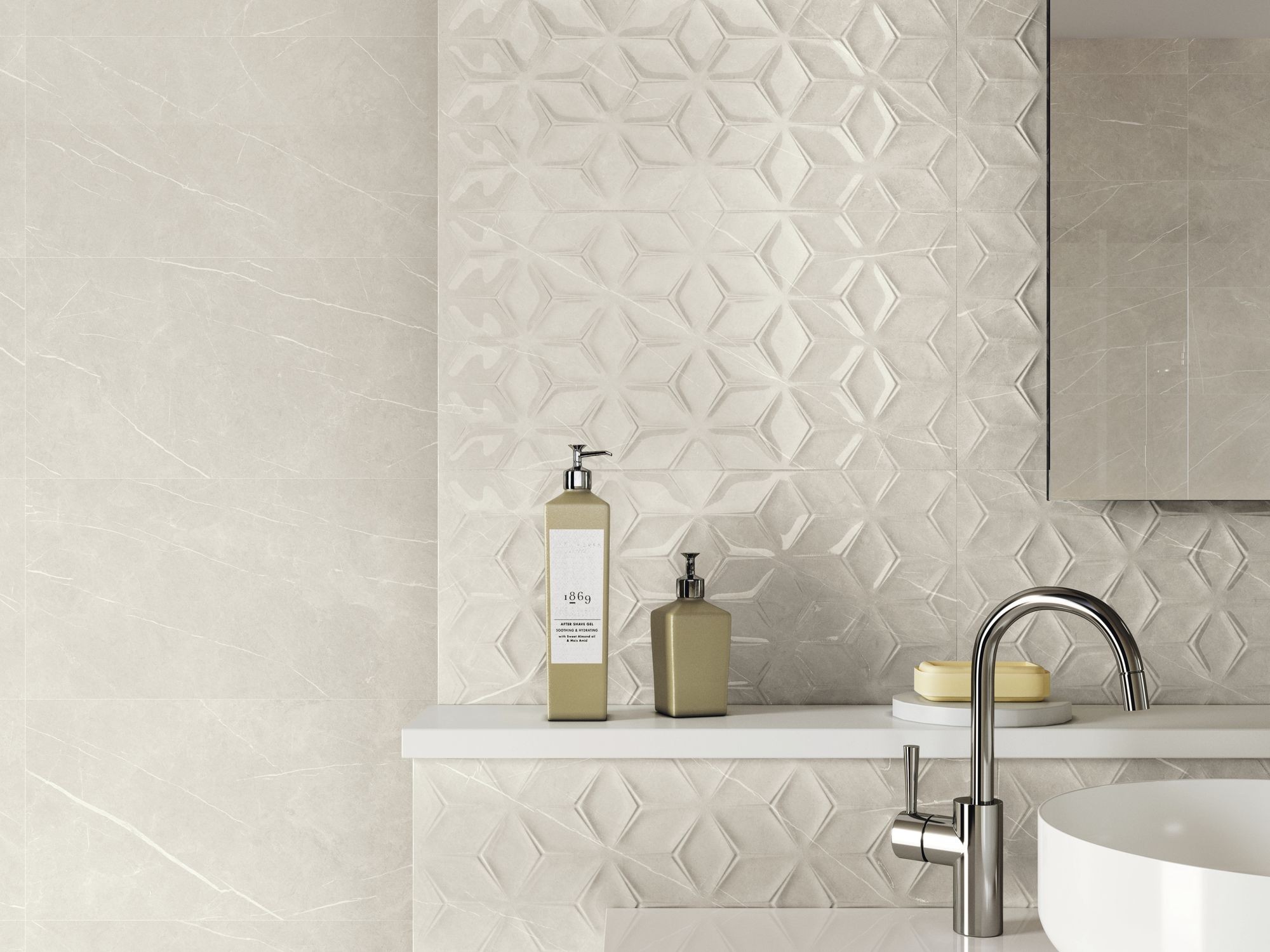 Carrelage Faience murale Marbro beige  30x60 cm 2