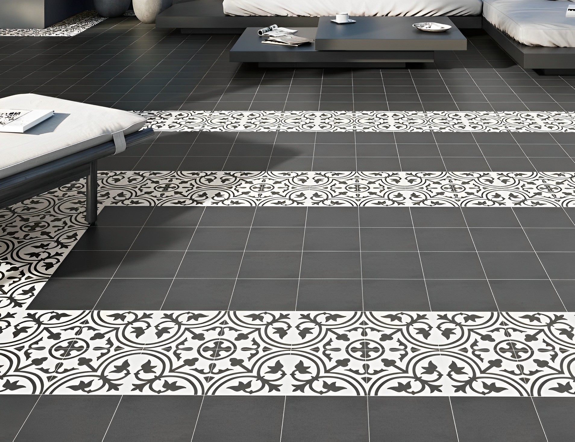 Carrelage carreaux de ciment Villa motif esencia 20x20 cm 2