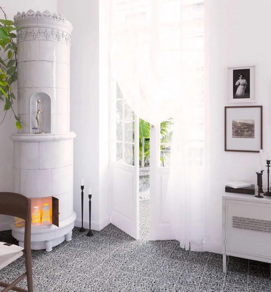 Carrelage Aspect terrazzo Dura gris  20x20 cm 2