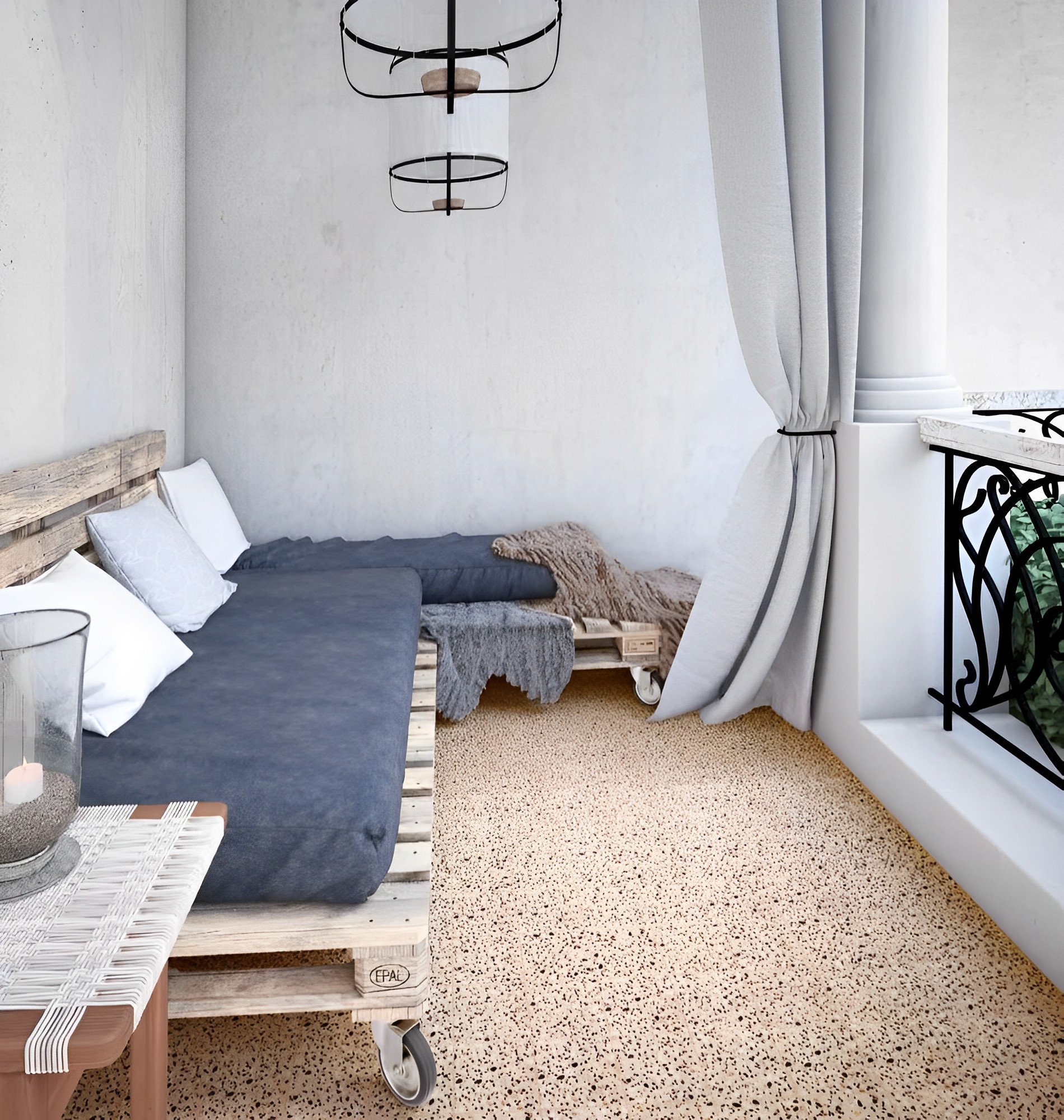 Carrelage Aspect terrazzo Dura rose  20x20 cm 2