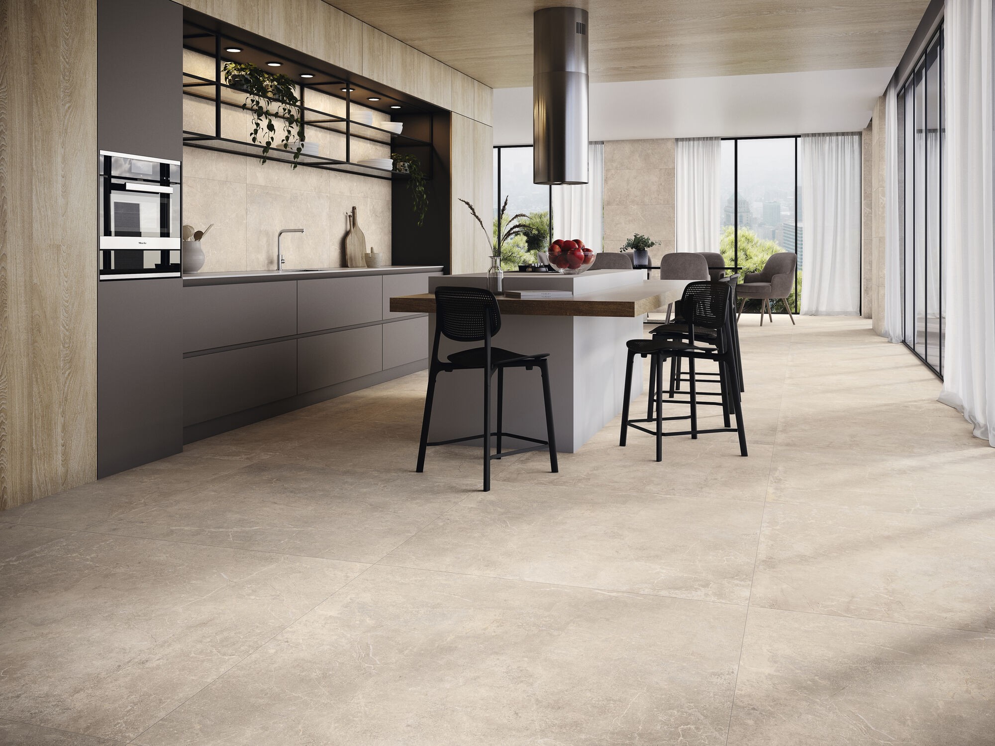 Carrelage imitation pierre Cannes 60X120 2