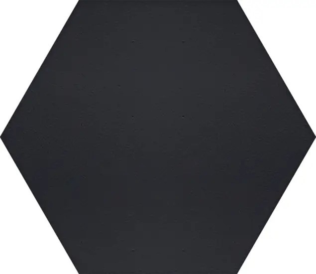 Carrelage hexagonal Hexo 15x17 cm - Noir